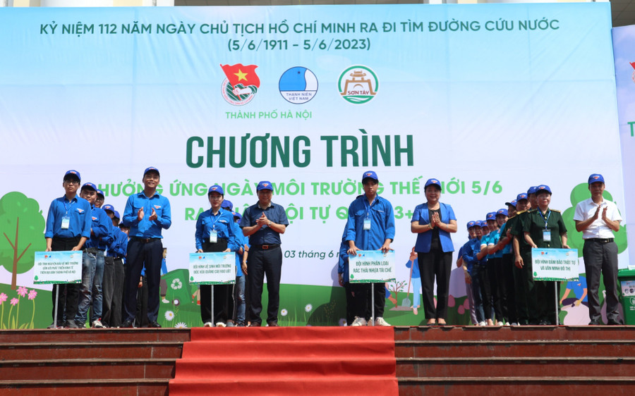 Ra mắt 4 đội hình bảo vệ môi trường, chống rác thải nhựa.