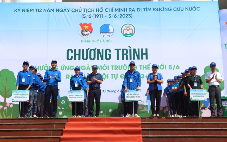 Ra mắt 4 đội hình bảo vệ môi trường, chống rác thải nhựa.