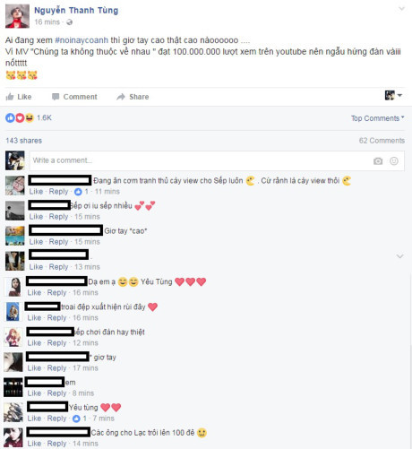 Son Tung M-TP danh piano ky niem MV dat 100 trieu view - Anh 1