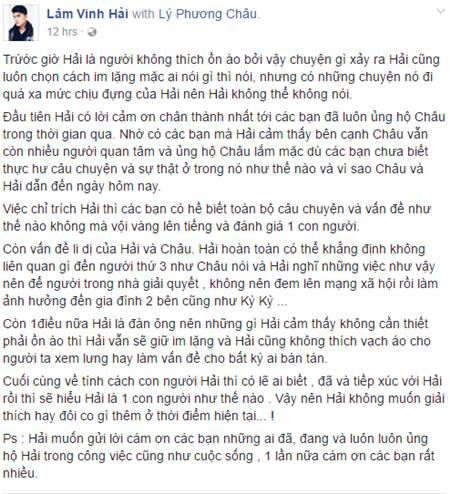 Vợ cũ Lâm Vinh Hải lên tiếng Vo cu Lam Vinh Hai len tieng