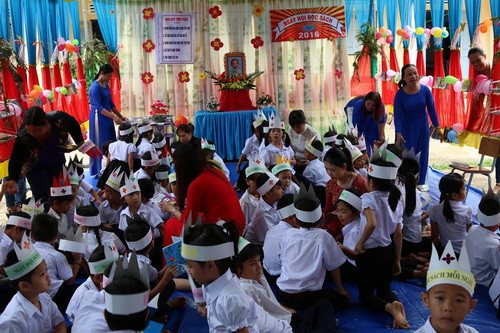 Ngày hội đọc sách của các em nhỏ vùng cao Đắk Lắk Ngày hội đọc sách của các em nhỏ vùng cao Đắk Lắk