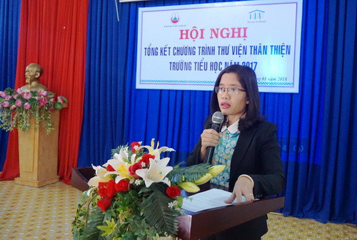 Lê Thị Thanh Xuân - Phó Giám đốc Sở GDĐT phát biểu tại Hội nghị tổng kết Lê Thị Thanh Xuân - Phó Giám đốc Sở GDĐT phát biểu tại Hội nghị tổng kết