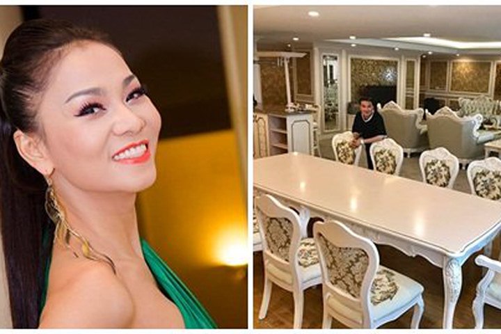 Jennifer Phạm khoe ảnh con trai, Mr Đàm hớn hở bên biệt thự triệu đô