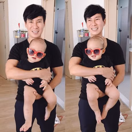 Jennifer Pham khoe anh con trai, Mr Dam hon ho ben biet thu trieu do - Anh 6