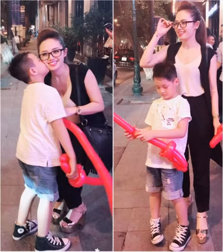 Jennifer Pham khoe anh con trai, Mr Dam hon ho ben biet thu trieu do - Anh 4