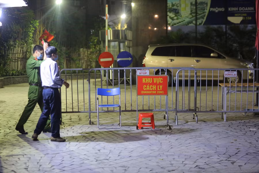 Chung cư Viễn đông Star nơi phát hiện 1 ca dương tính với SARS-CoV-2.