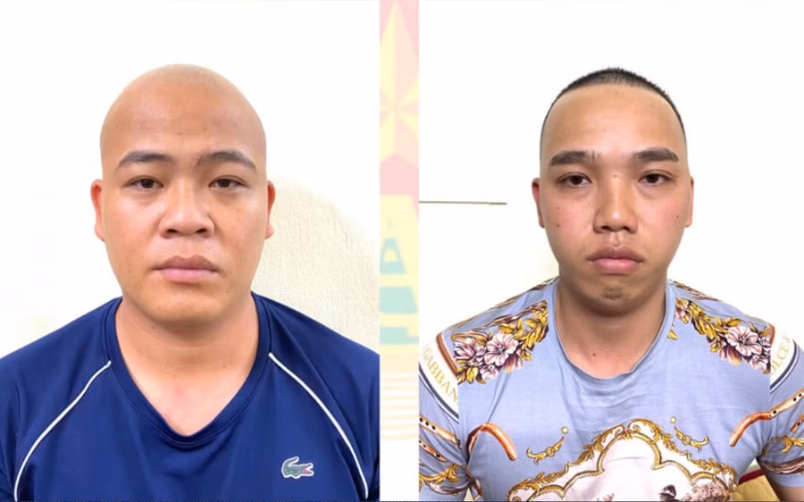 Nguyễn Văn Công (trái) và Nguyễn Văn Tuyền.