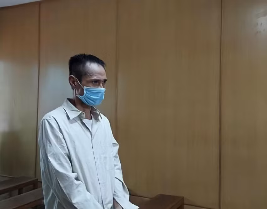 Bị cáo Lý Hồng Quang tại phiên tòa xét xử. Ảnh: Hoàng Yến.