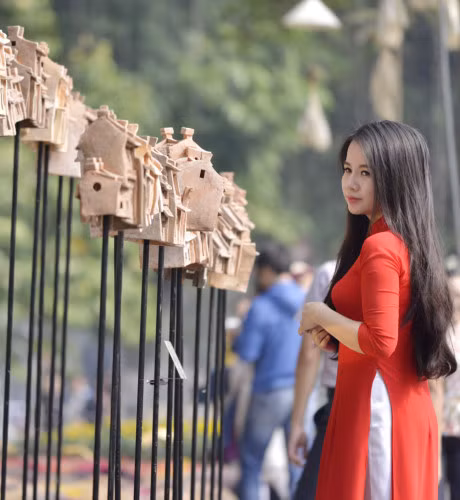 Ao toi, do gom nhieu mau sac tren pho di bo - Anh 3