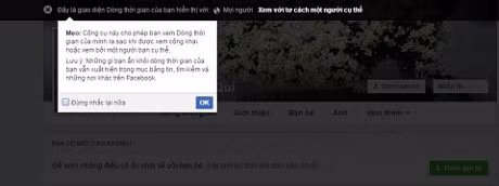 Xem trang facebook ca nhan voi tu cach la tai khoan khac - Anh 3