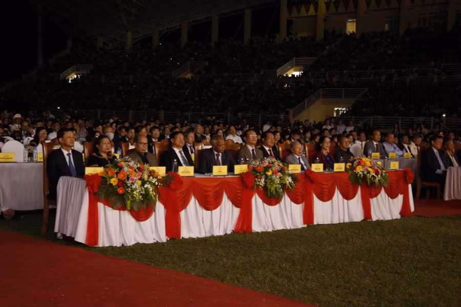 Đại biểu tham dự lễ niệm 110 năm ngày thành lập tỉnh Kon Tum.