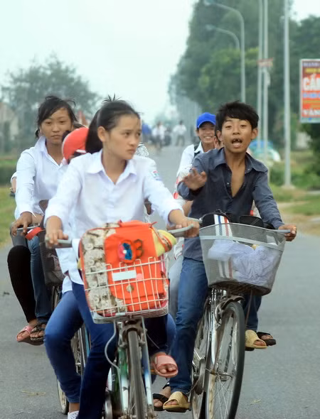 Một cậu học trò tinh nghịch. Ảnh, gdtd.vn