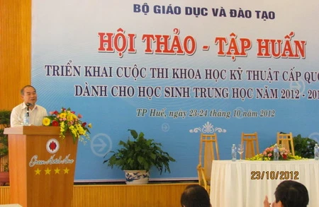 Hội thảo-tập huấn cuộc thi khoa học kỹ thuật cấp quốc gia