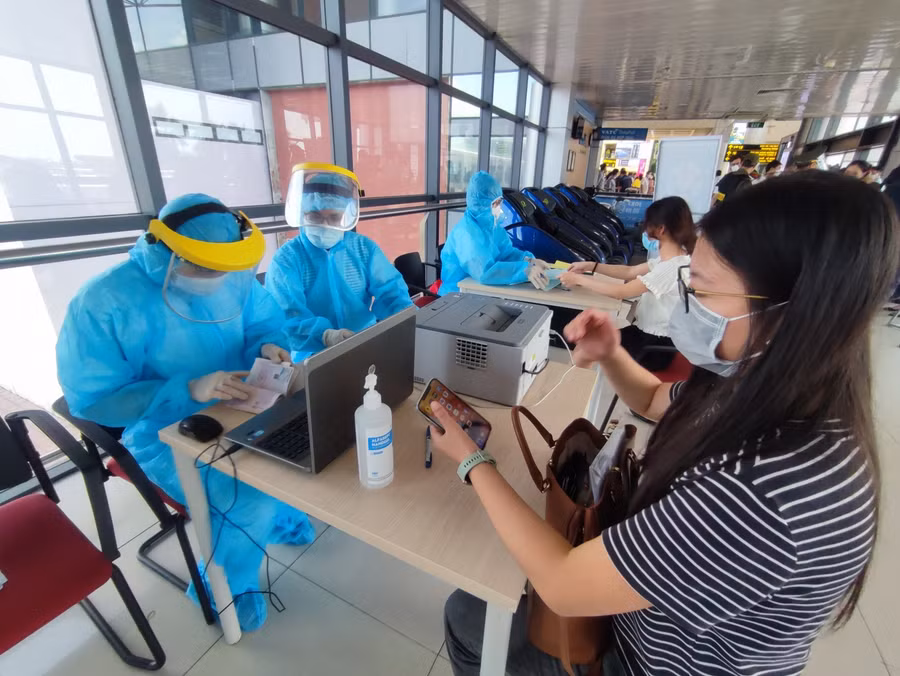 Quy trình giãn cách được đảm bảo nghiêm ngặt đối với tất cả hành khách.