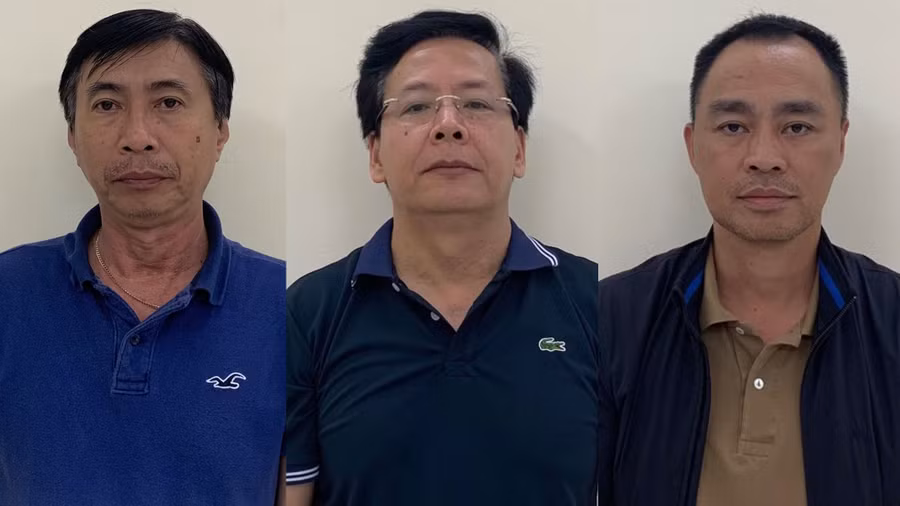 Các bị can có liên quan đến vụ án.