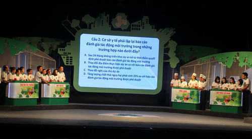 Vòng chung kết được thiết kế như Chương trình truyền hình Đường lên đỉnh Olympia