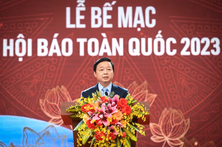 Phó Thủ tướng Trần Hồng Hà phát biểu tại Lễ bế mạc.