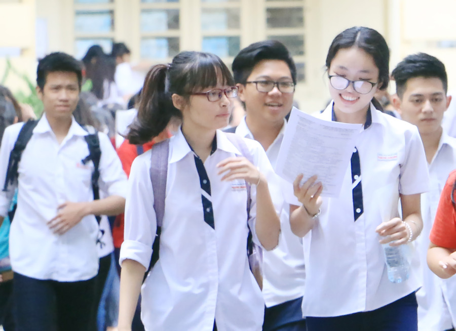 Vui vẻ sau giờ thi