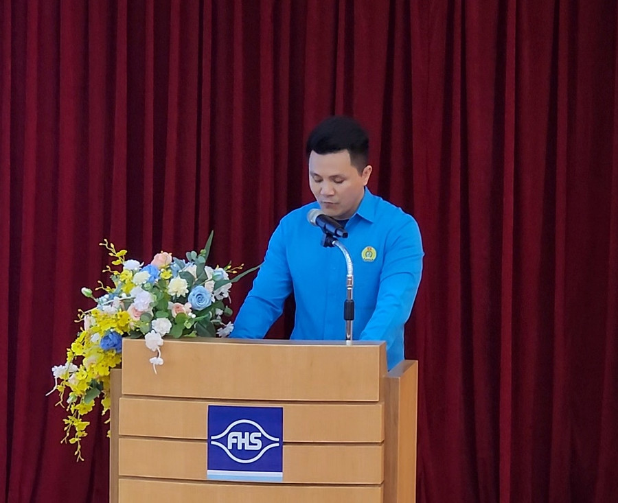 Ông Hồ Sỹ Quốc - Chủ tịch Công đoàn Formosa Hà Tĩnh.