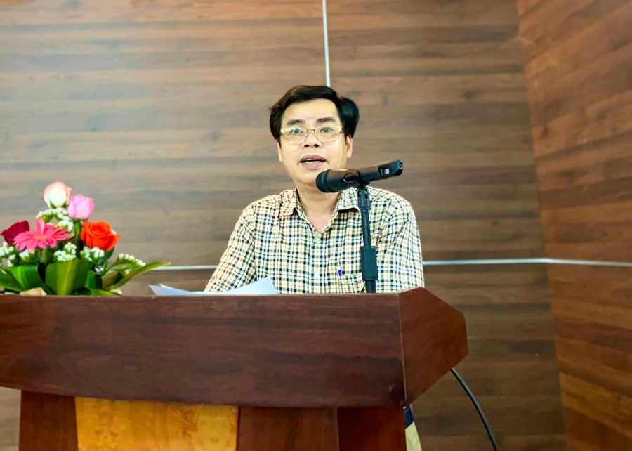 PSG.TS Nguyễn Thành Nhân – Phó Hiệu trưởng Trường ĐH Sư phạm, ĐH Huế phát biểu. PSG.TS Nguyễn Thành Nhân – Phó Hiệu trưởng Trường ĐH Sư phạm, ĐH Huế phát biểu.