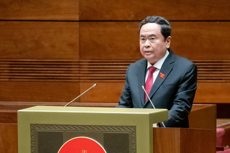Chủ tịch Quốc hội Trần Thanh Mẫn phát biểu bế mạc Kỳ họp.