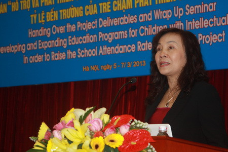 Thứ trưởng Bộ GD&ĐT Nguyễn Thị Nghĩa: “Đây là dự án có ý nghĩa chuyên môn và nhân văn sâu sắc” Thứ trưởng Bộ GD&ĐT Nguyễn Thị Nghĩa: “Đây là dự án có ý nghĩa chuyên môn và nhân văn sâu sắc”