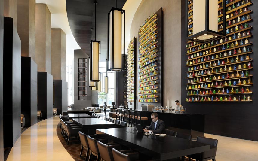 This is one of the hotel’s five lounges.