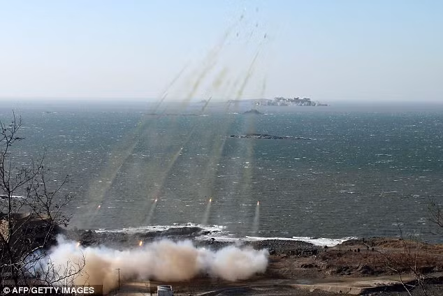 Assault: There are worries the drill could be the prelude to a fresh assault on South Korea or the West Read more: http://www.dailymail.co.uk/news/article-2293200/North-Korea-uses-live-artillery-drills-near-border-Kim-Jong-Un-continues-threats.html#ixzz2NWbM47SM Follow us: @MailOnline on Twitter | DailyMail on Facebook