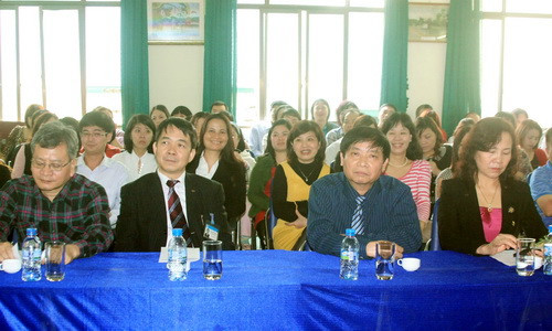  Các đại biểu dự buổi lễ. Ảnh, gdtd.vn