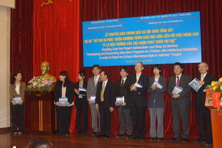 Thêm một thành quả góp phần giáo dục trẻ chậm phát triển trí tuệ