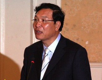 Bộ trưởng Bộ GD&ĐT Việt Nam Phạm Vũ Luận phát biểu. Ảnh: NN