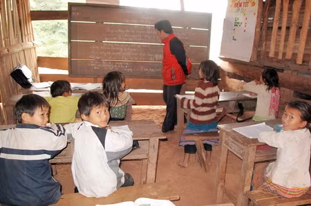 Nan giải phòng học tạm