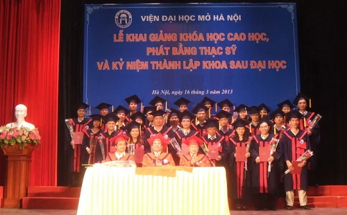 Khoa Sau Đại học – Viện Đại học Mở Hà Nội kỷ niệm 2 năm thành lập