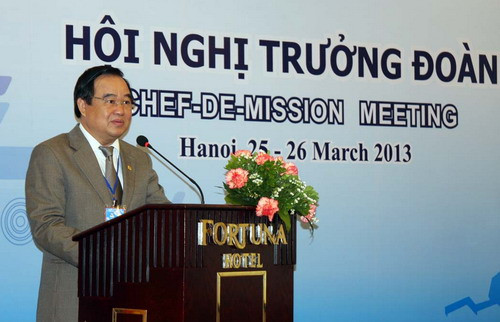 Thứ trưởng Trần Quang Quý phát biểu tạo Hội nghị