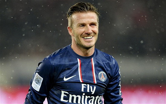 David Beckham đang chơi rất thành công cho PSG David Beckham đang chơi rất thành công cho PSG