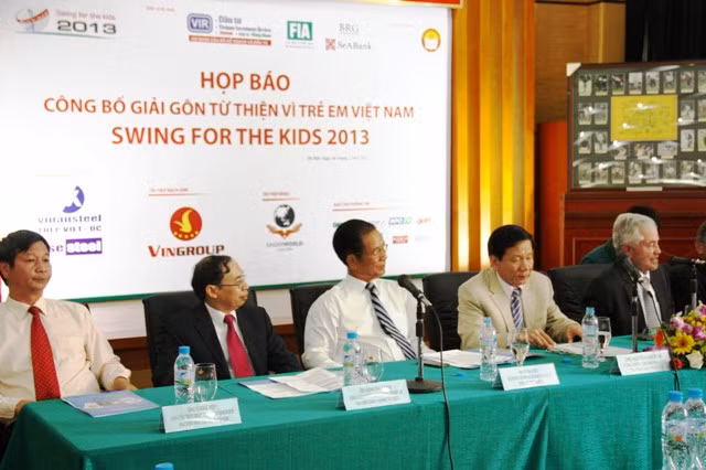 Công bố giải Golf vì trẻ em Việt Nam 2013