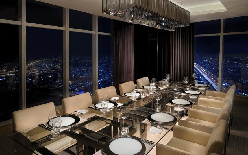 The hotel has a total of nine restaurants, including Prime 68, pictured here.