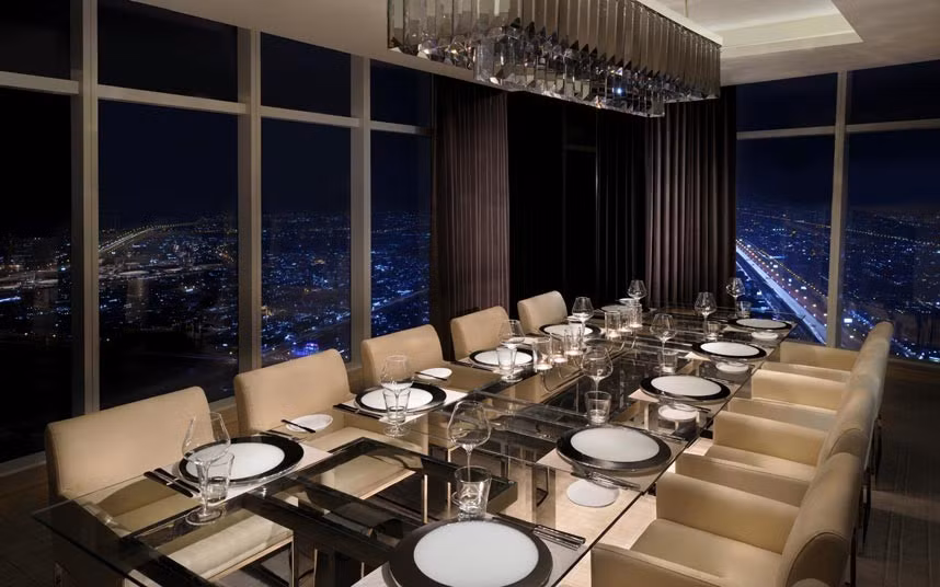 The hotel has a total of nine restaurants, including Prime 68, pictured here.