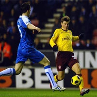 Wigan- Arsenal : Kẻ ngáng đường!