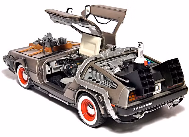 Looking for a Christmas present for the geek who has everything? How about this - a detailed 1:18 scale model of the Delorean from the Back to the Future movies, which is also a 500GB hard drive? The $250 cars-shaped hard drive features gull wing doors an opening bonnet and even a replica of the reactor needed for time travel. It simply plugs into your PC’s USB socket and you can utilise the Seagate storage hidden within. Dave Hersch of US company Flash Rods says: 