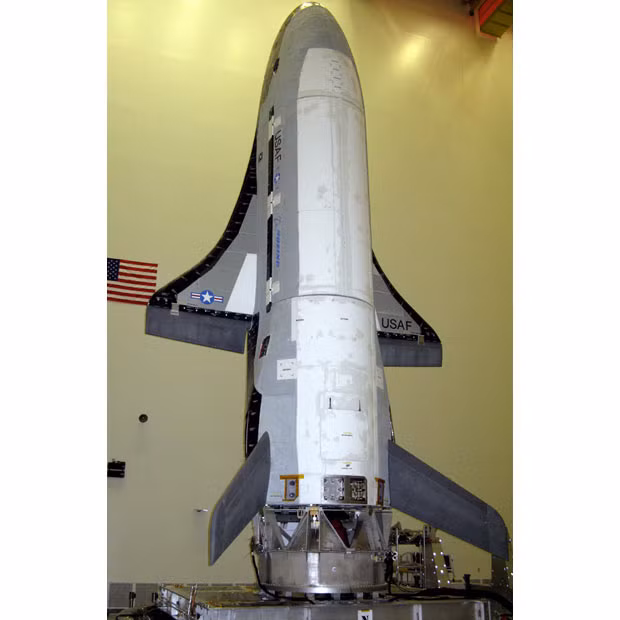 This is the US Air Force’s secret X-37B unmanned spaceplane, which has returned to Earth after more than seven months in orbit. The unmanned plane landed itself at Vandenberg Air Force Base on the California coast 130 miles northwest of Los Angeles. The X-37B was launched by an Atlas 5 rocket from Cape Canaveral, Florida, on April 22, with a maximum mission duration of 270 days. The Air Force has not said whether it carried anything in its cargo bay, but insists the primary purpose of the mission was to test the craft itself. The craft is expected to return to space next year.