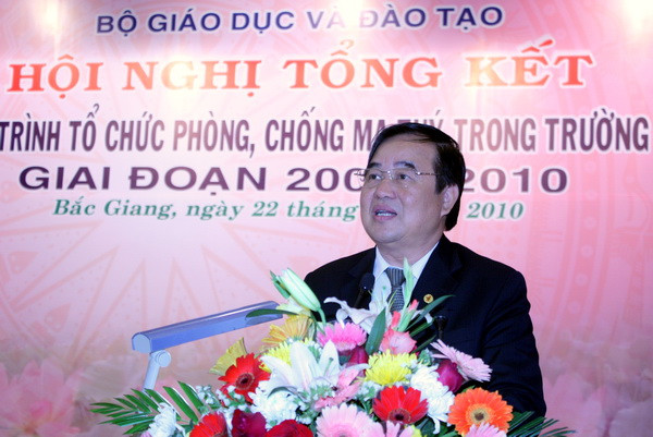  Thứ trưởng Trần Quang Quý phát biểu chỉ đạo Hội nghị. Ảnh, gdtd.vn