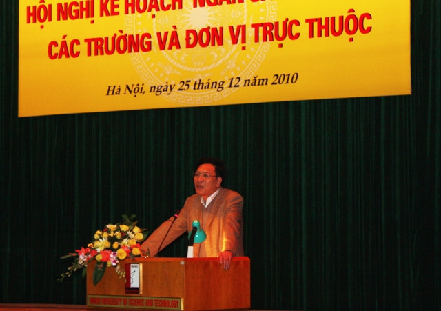 Bộ trưởng Phạm Vũ Luận phát biểu kết luận hội nghị. Ảnh: gdtd.vn