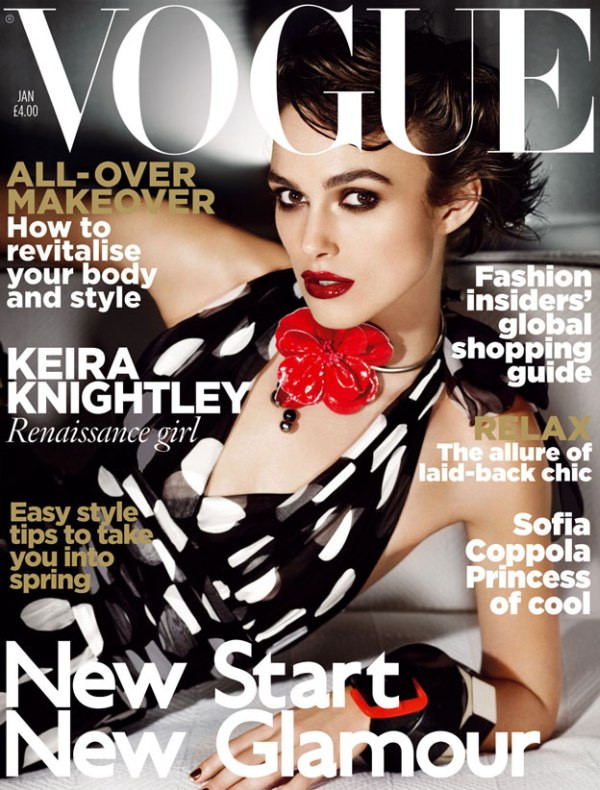 Keira Knightley ngọt ngào trên Vogue ảnh 1