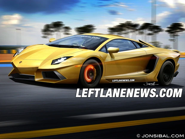 Hình ảnh mới nhất về siêu xe Aventador của Lamborghini