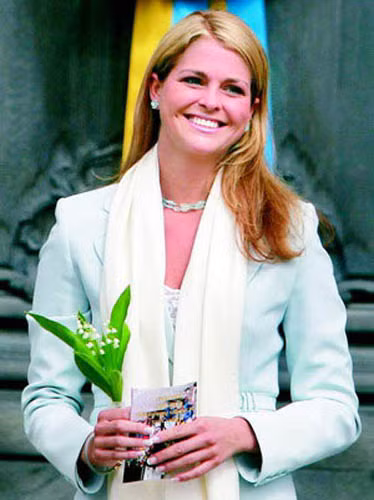 1. Princess Madeleine of Sweden Her adorable appearance and easy-going character make her popular with the public. In 2003, a Swedish leading magazine even chose the picture of Princess Madeleine as its poster.