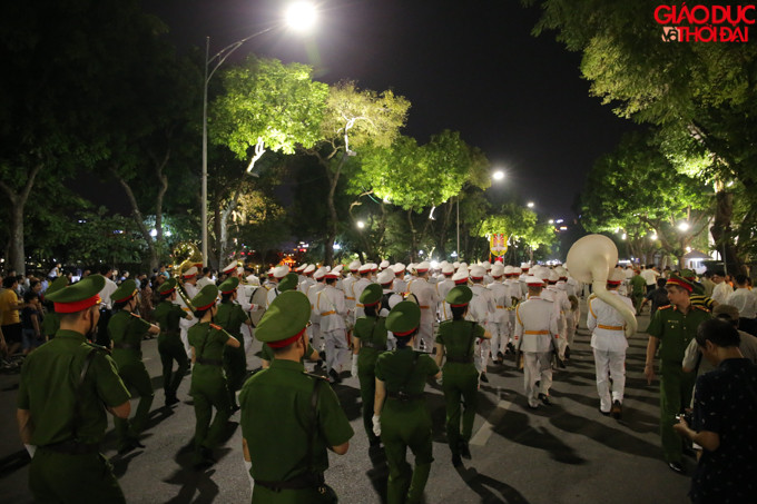 Mỗi năm, Đội trực tiếp phục vụ hàng trăm nghi lễ trong và ngoài Lực lượng CAND, cũng như biểu diễn phục vụ quần chúng nhân dân nhân kỷ niệm các ngày lễ lớn và tham gia tích cực các cuộc giao lưu âm nhạc quốc tế.
