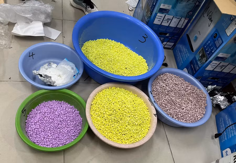 Số lượng ma túy được cơ quan công an phát hiện, thu giữ.