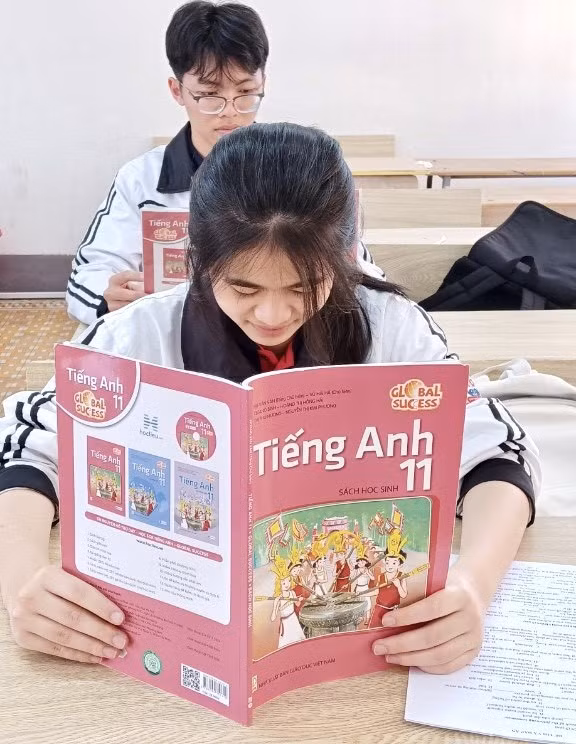 Học sinh Tây Nguyên với bộ môn tiếng Anh (Ảnh: NGT)