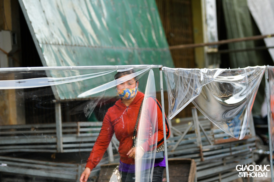 Chợ đầu mối phía Nam Hà Nội mở cửa trở lại, giảm 50% hộ kinh doanh bán lẻ trong chợ ảnh 14